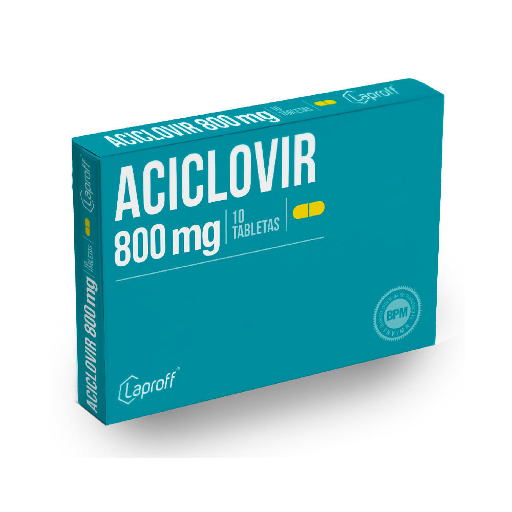 Aciclovir pastillas 500 mg