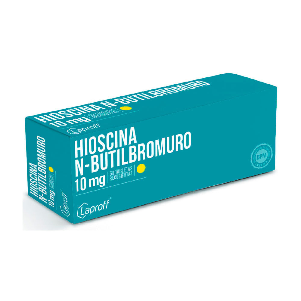 Hioscina N Butil Bromuro Lapr Tabletas 10 Mg Farmacia Pasteur