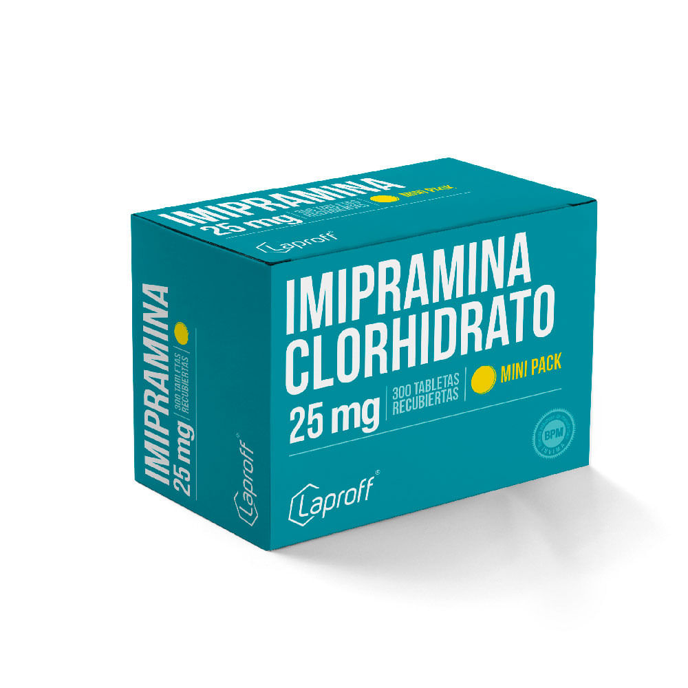 IMIPRAMINA CLORHIDRATO LAPR. TABLETAS RECUBIERTAS 25 MG - Farmacia Pas ...