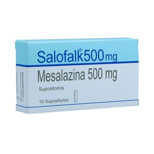 SALOFALK (RG) SUPOSITORIOS 500 MG