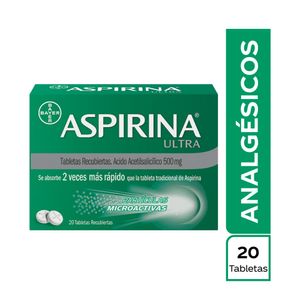 ASPIRINA ULTRA TABLETAS 500 MG
