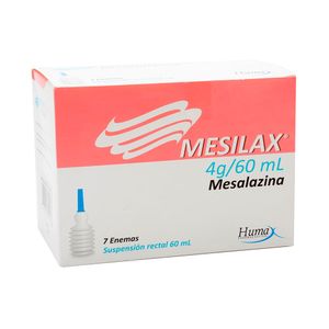 MESILAX (RG) ENEMA 4G/60ML CAJA X 7 UNDS