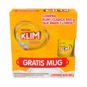 KLIM CLASICA GRATIS MUG CAJA 840 G