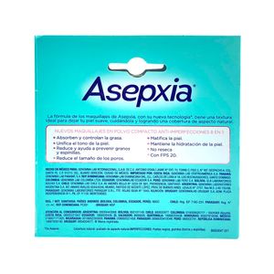 MAQUILLAJE POLVO ASEPXIA TONO NATURAL CAJA 10 G