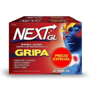 NEXT GL P.E CAPSULAS BLANDAS CAJA 2 X 8 UNDS