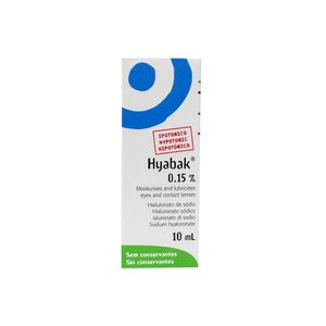 HYABAK 0.15 % HIPOTONICO CAJA 10 ML