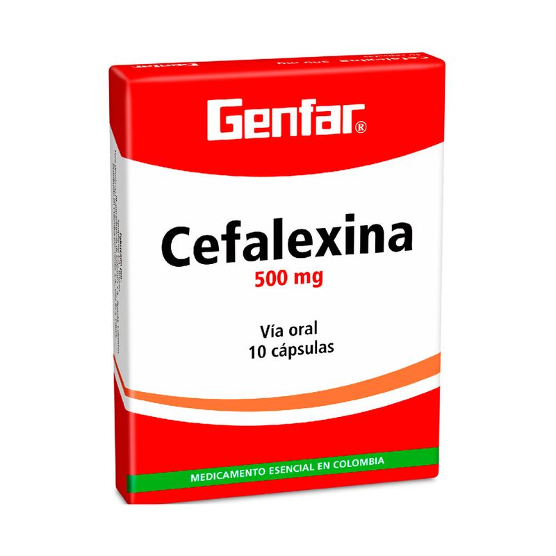 CEFALEXINA GENFAR JARABE 250 MG CAJA 60 ML - Farmacia Pasteur