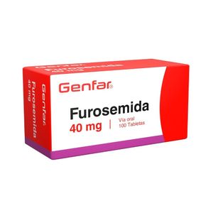 FUROSEMIDA GENFAR TABLETAS 40 MG