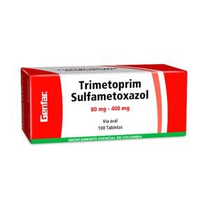 TRIMETOPRIM SULFA GF TABLETAS 80 MG/400 MG