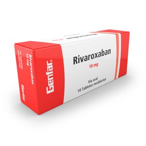 RIVAROXABAN GENFAR  (RG) TABLETAS RECUBIERTAS 10 MG