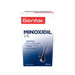 MINOXIDIL GENFAR LOCION 2 % FRASCO 60 ML
