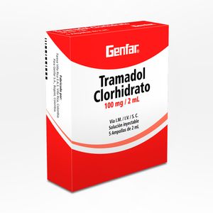TRAMADOL GENFAR AMPOLLA 100 MG/2 ML