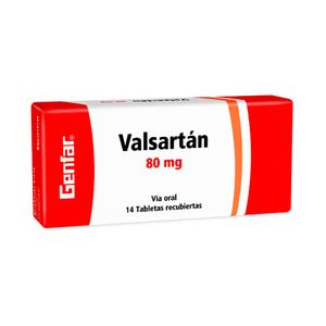 VALSARTAN GENFAR TABLETAS 80 MG