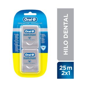 HILO DENTAL ORAL B PROSALUD PACK X 2 UND X 25 MT