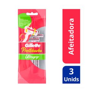 MAQUINA DE AFEITAR GILLETTE ULTRAGRIP MUJER X 3 UND