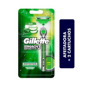 MAQUINA DE AFEITAR GILLETTE M3 AQUAGRIP SENSITIVE X 1 UND