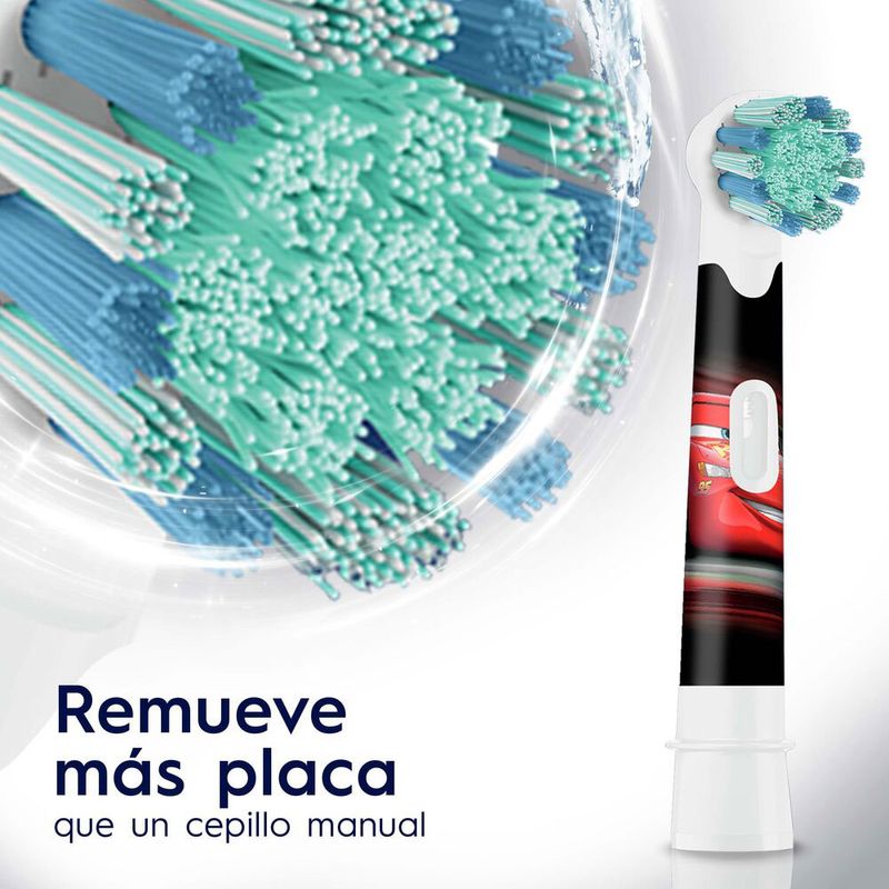 REPUESTO CEPILLO ELECTRICO ORAL B CARS ESTUCHE X 2 UNDS - Farmacia