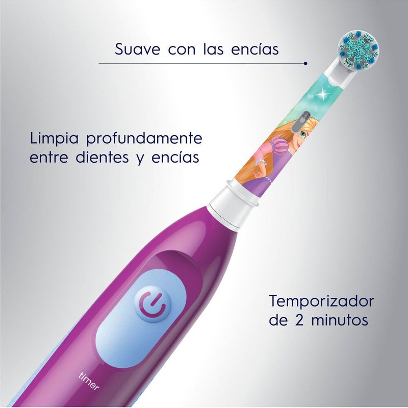 CEPILLO ELECTRICO ORAL B MANGO BATTERY PRINCESAS ESTUCHE X 1 UND