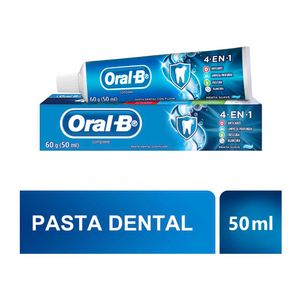 CREMA DENTAL ORAL-B COMPLETE 4 EN 1++++ CAJA 50 ML