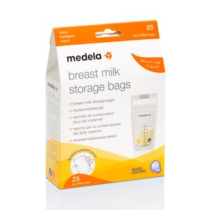 BOLSA ALMACENAMIENTO LECHE MATERNA MEDELA CAJA X 25 UNDS