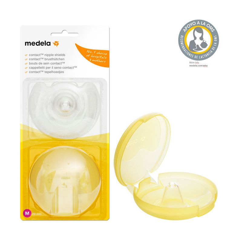 PEZONERA LACTANCIA MEDELA TALLA M X 2 UNDS - Farmacia Pasteur -  Medicamentos y cuidado personal