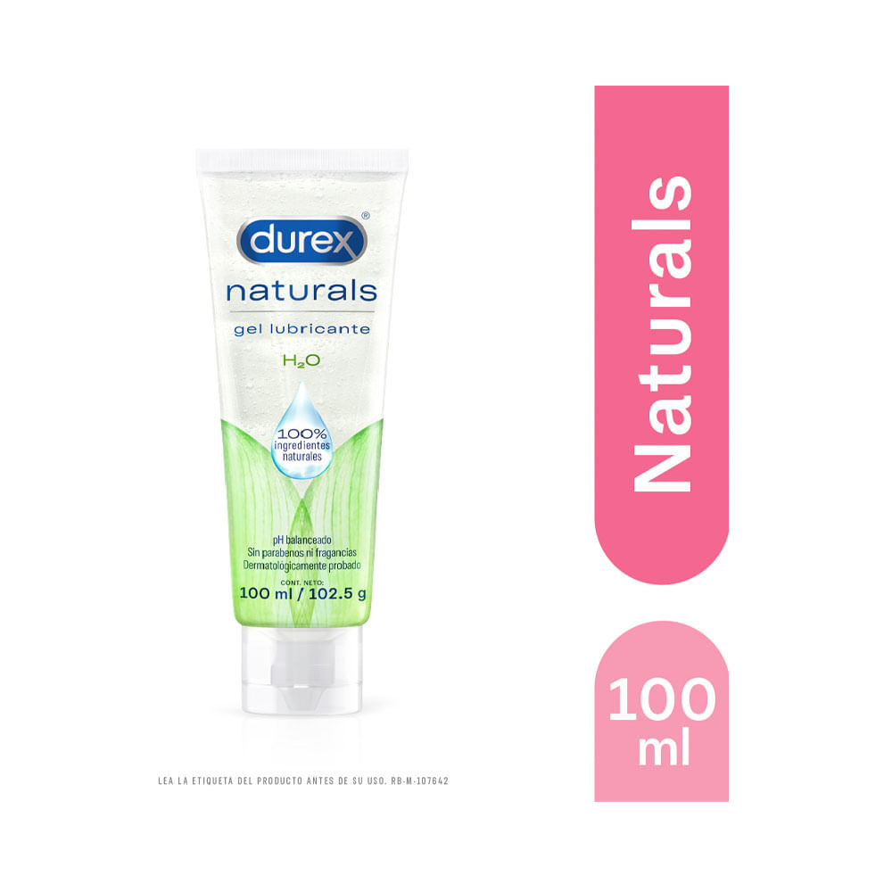 LUBRICANTE INTIMO DUREX NATURALS TUBO 100 ML - Farmacia Pasteur -  Medicamentos y cuidado personal | Farmacias Pasteur