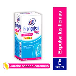 BRONQUISOL FLEMA NIÑOS JARABE FRASCO 120 ML