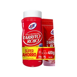 P.E TARRITO ROJO+DOYPACK 80 G TRADICIONAL FRASCO 330 G