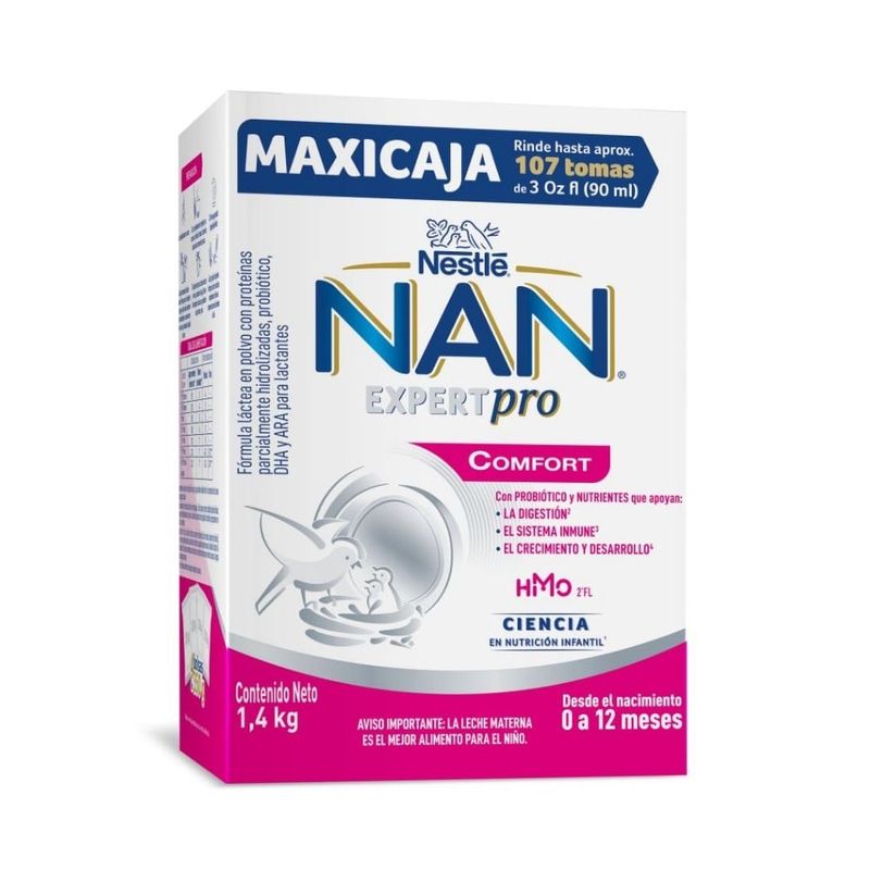 NESTLE NAN EXPERT PRO CONFORT FORMULA INFANTIL DESDE EL NACIMIENTO 800