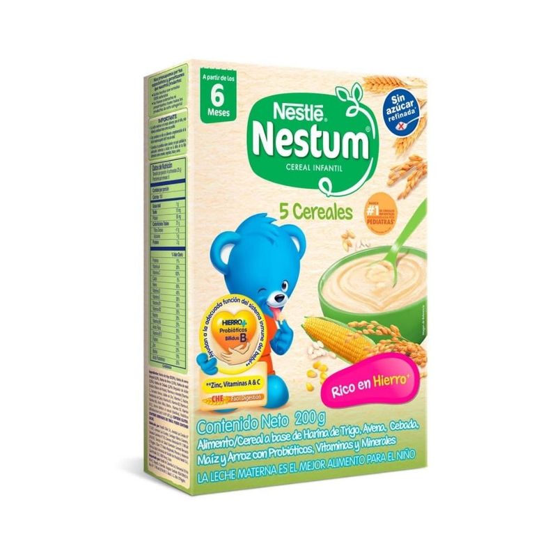 NESTUM NESTLE HIERRO+TRIGO MIEL 200GR