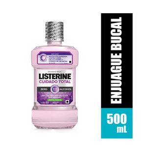 ENJUAGUE BUCAL LISTERINE TOTAL ZERO FRASCO 500 ML