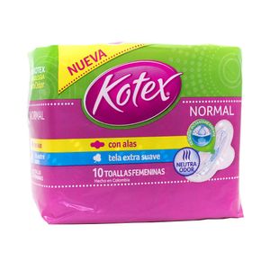 TOALLAS KOTEX NORMAL TELA INSTACENTRO