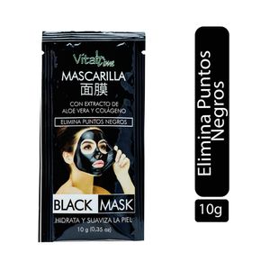 MASCARILLA FACIAL NEGRA COSMENALES SACHET 10 G