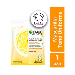 MASCARILLA GARNIER EXPRESS ACLARA SACHET X 1 UND