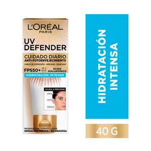 PROTECTOR SOLAR LOREAL UV DEFENDER HYDRATION TUBO 40 ML