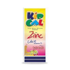 KIDCAL SUSPENSION 300 MG TUTTI-FRUTTI CAJA 180 ML