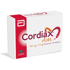 CORDIAX AM (RG) TABLETAS 80/5 MG
