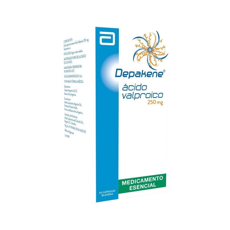 DEPAKENE(RG) CAPSULAS 250MG - Farmacia Pasteur - Medicamentos y cuidado ...