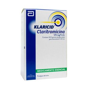 KLARICID SUSPENSION 125 MG CAJA 50 ML