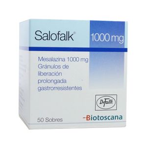 SALOFALK GRANULOS (RG) SOBRES 1000 MG