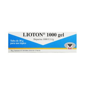 LIOTON 1000 GEL CAJA 30 G