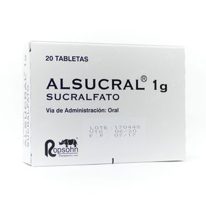 ALSUCRAL TABLETAS 1 G