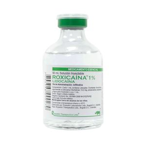ROXICAINA SOLUCION 1 % FRASCO 50 ML