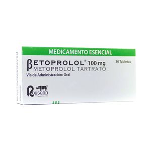 BETOPROLOL TABLETAS 100 MG