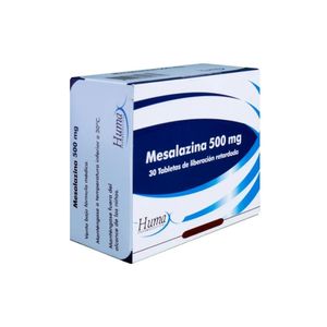 MESALAZINA HUMAX (RG) TABLETAS 500 MG