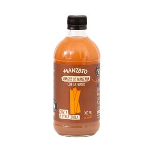 MANZATO VINAGRE MANZANA CANELA-PENCA SABILA BOTELLA 500 ML