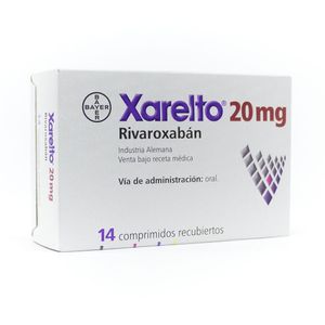 XARELTO (RG) COMPRIMIDOS 20 MG
