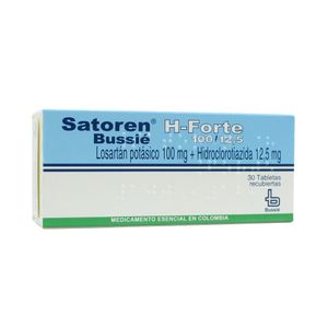 SATOREN-H FORTE TABLETAS 100/12.5 MG