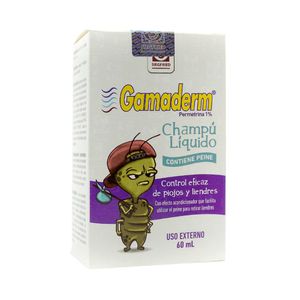 SHAMPOO GAMADERM CAJA 60 ML