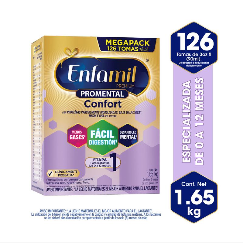 Enfamil Confort Fórmula para Bebés con Trastornos Digestivos, 800g :  : Salud y cuidado personal